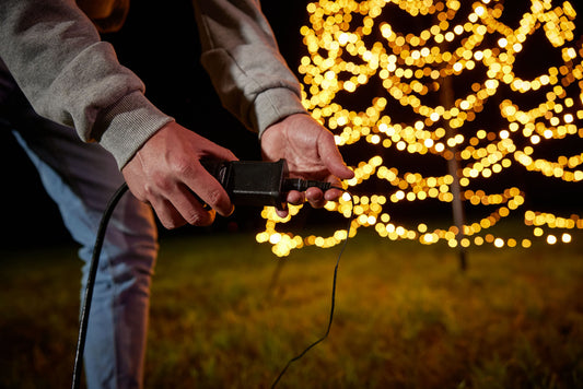 Wat is het stroomverbruik van een vlaggenmast kerstboom?