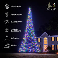 Fairybell | 8 meters | 1,500 LED lights | Multicolour