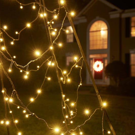 Fairybell | 4 metri | 640 luci LED | Compreso l'albero | Bianco caldo