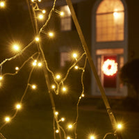 Fairybell | 2 mètres | 300 lumières LED | Y compris le mât | Blanc chaud