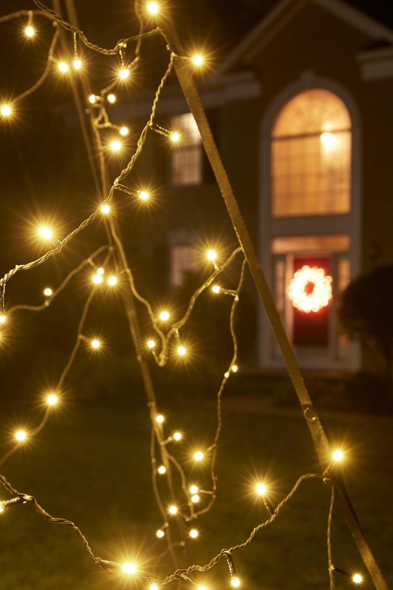 Fairybell | 2 mètres | 300 lumières LED | Y compris le mât | Blanc chaud