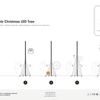 Feenglocke | 10 Meter | 4.000 LED-Leuchten | Warmweiß