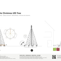 Feenglocke | 10 Meter | 4.000 LED-Leuchten | Warmweiß