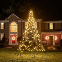 Fairybell | 3 meter | 480 LED-lampjes | Inclusief mast | Warm wit