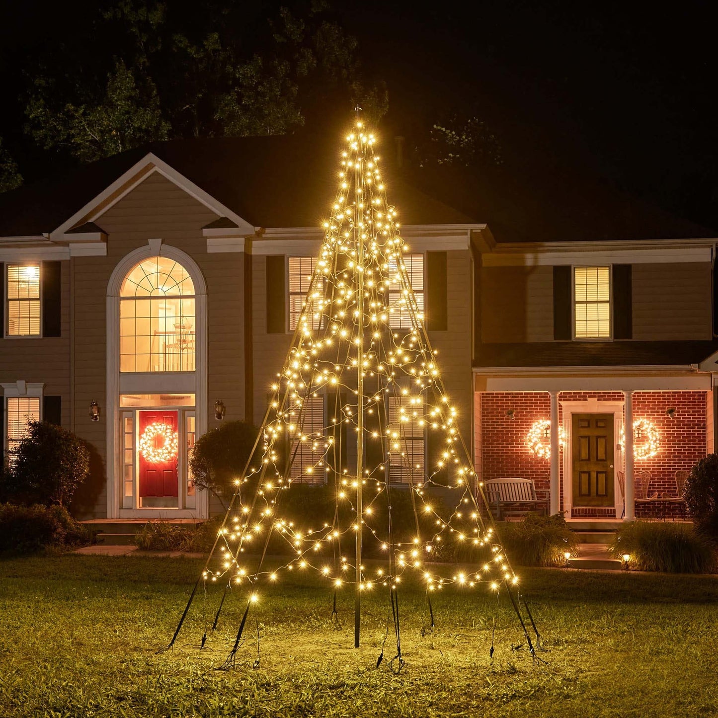 Fairybell | 3 meters | 480 LED lights | Including mast | Warm white