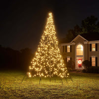 Fairybell | 4 meter | 640 LED-lampjes | Inclusief mast | Warm wit