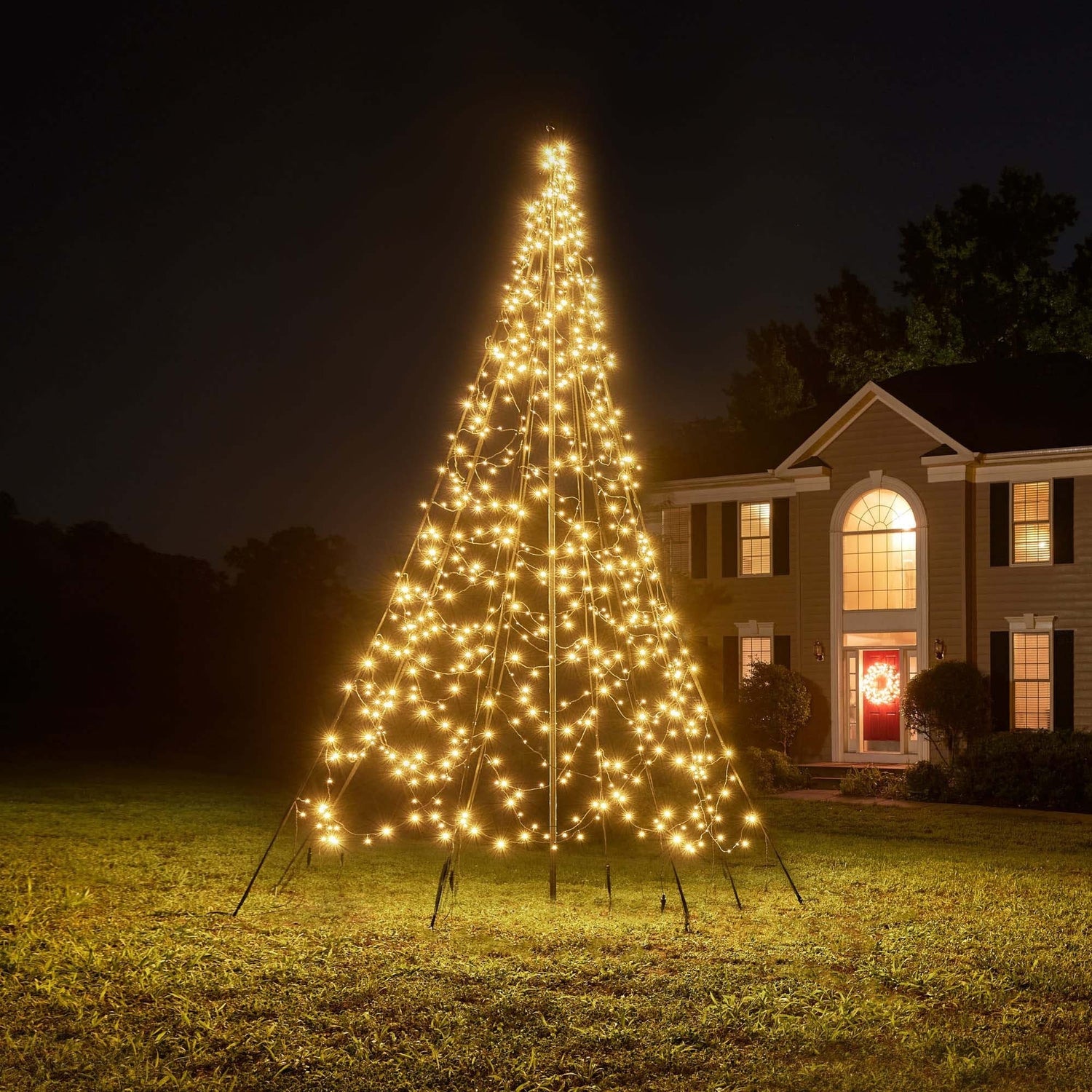 Christmas trees including mast