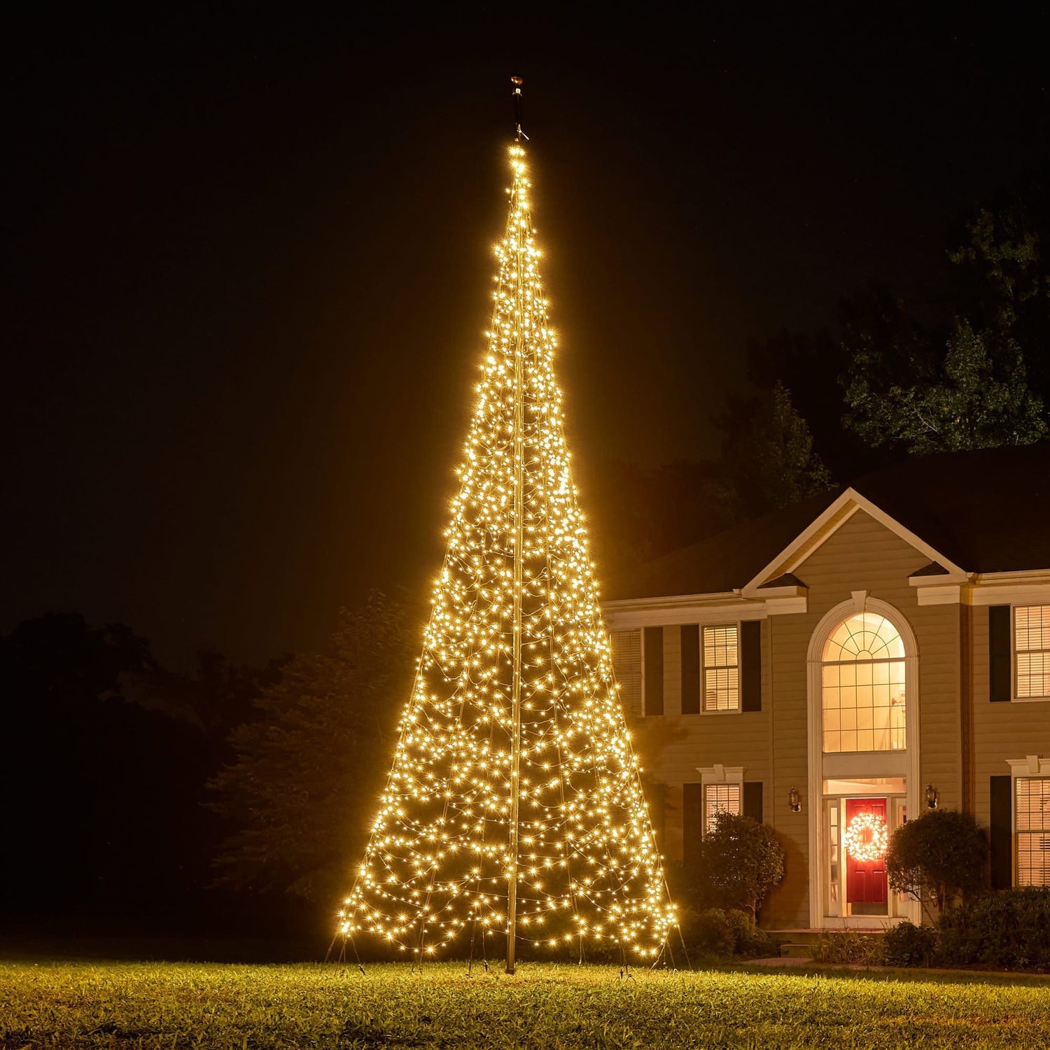 Vlaggenmast kerstbomen